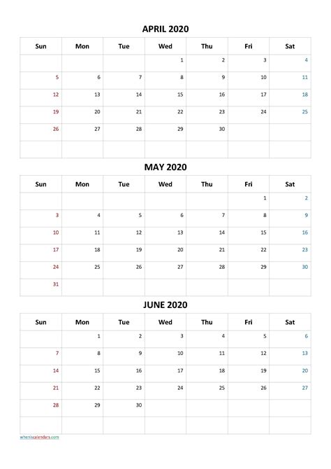 Three Month Calendar Free Printable - Printable New Year Banners