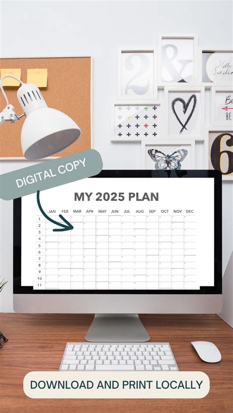 2025 Wall Calendar - DIGITAL Copy – The Storehouse