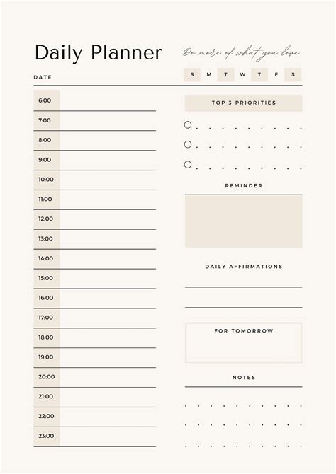 Daily Planner 2025 Pdf Free Download - Eligio Roy