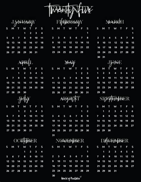 2025 Calendar Wallpapers - Top Free 2025 Calendar Backgrounds ...