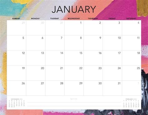 Free Printable Calendar Without Download | Best Calendar Example