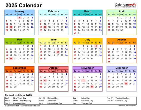 2025 Calendar Printable Pdf - 2025 CALENDAR PRINTABLE
