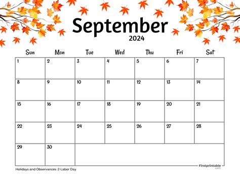 Free Printable September 2025 Calendar With Notes Printable - Ezra Marwan