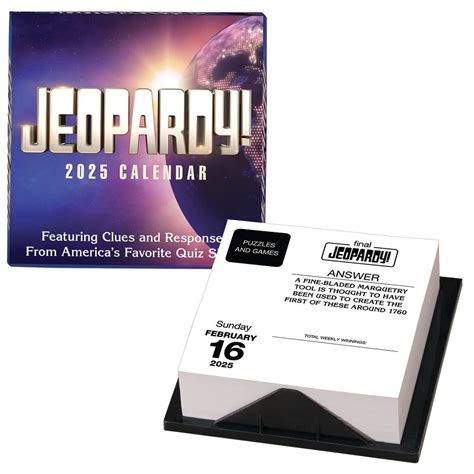 Jeopardy Calendar 2025 - Maka Reed