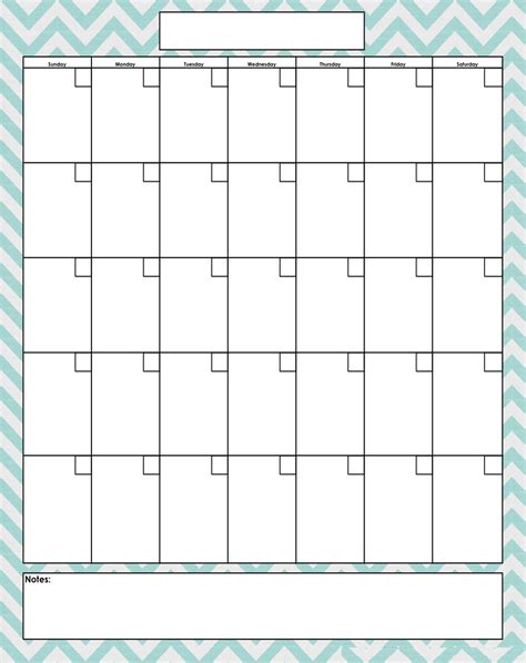 Monthly Calendar Template | Print calendar, Calendar printables ...
