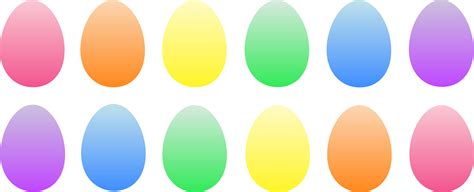 easter colors cliparts