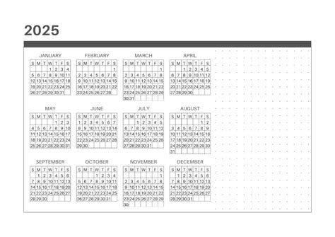Download 2025 Printable Calendar Templates And 2025 Planners - Cute ...