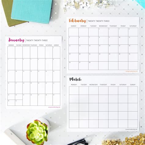 Printable Calendar | 8 Beautiful FREE Calendars | Abby Lawson