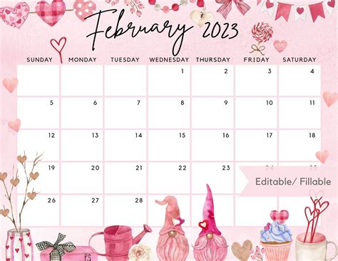 February Calendar Design - Google Calendar Tips